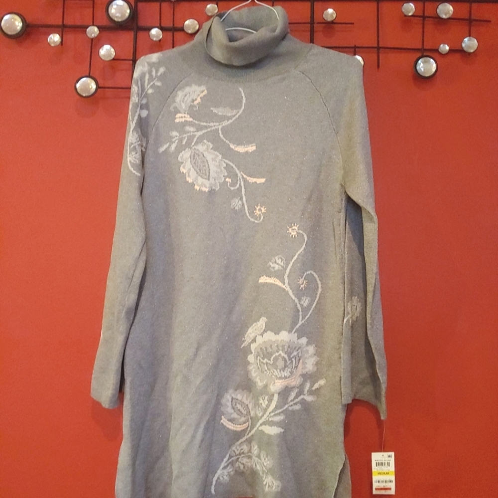 Lightweight women's sweater dress